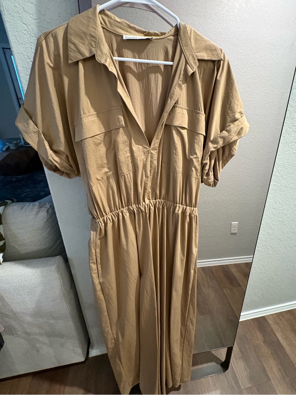 Abercrombie Utility Maxi Shirt Dress